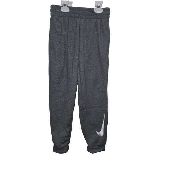 Nike Boys S Gray Jogger Pants Fleece Sweatpants Athletic Bottoms NWT - Picture 12 of 13